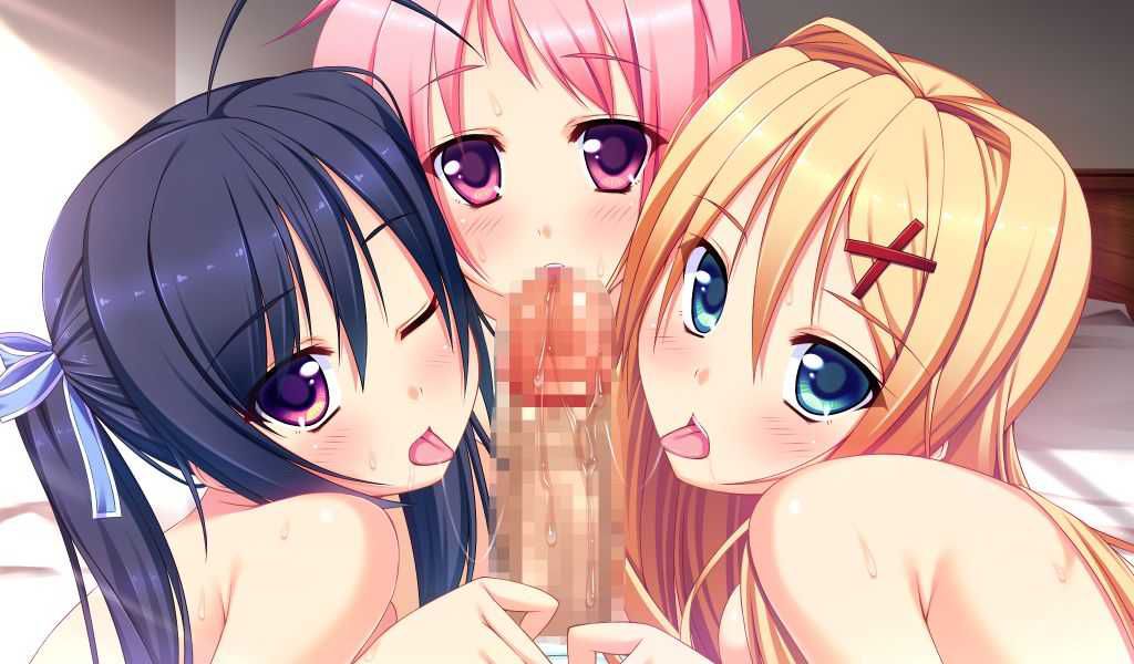 [harem] the triple ferraの eroticism image that is licked オチンポ by three girls 2