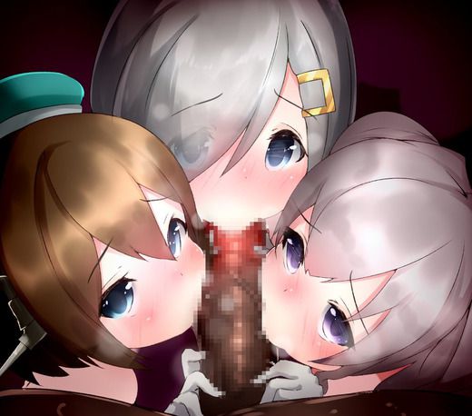 [harem] the triple ferraの eroticism image that is licked オチンポ by three girls 22