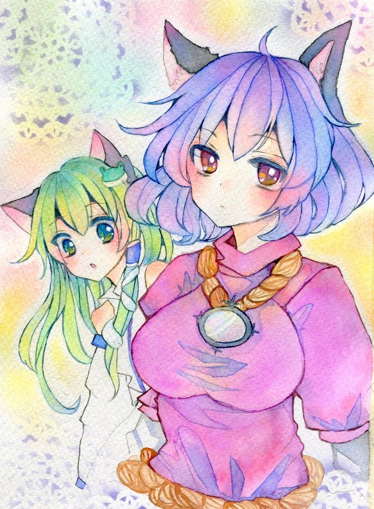 50 pieces of cat ear images of the east character 33