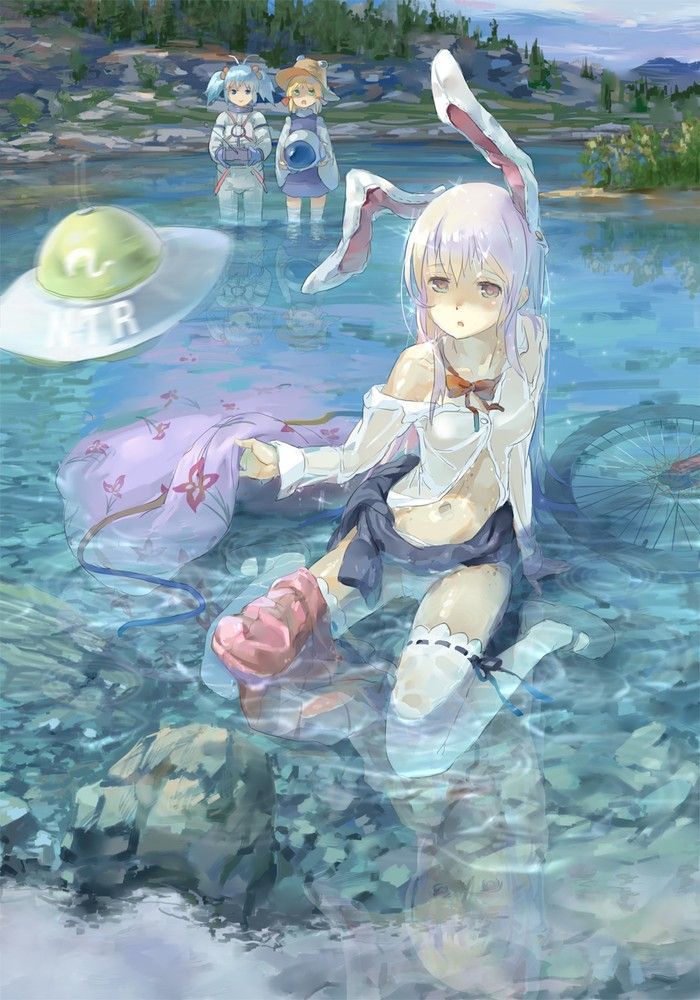 Image of the east character who clothes get wet, and is transparent 36