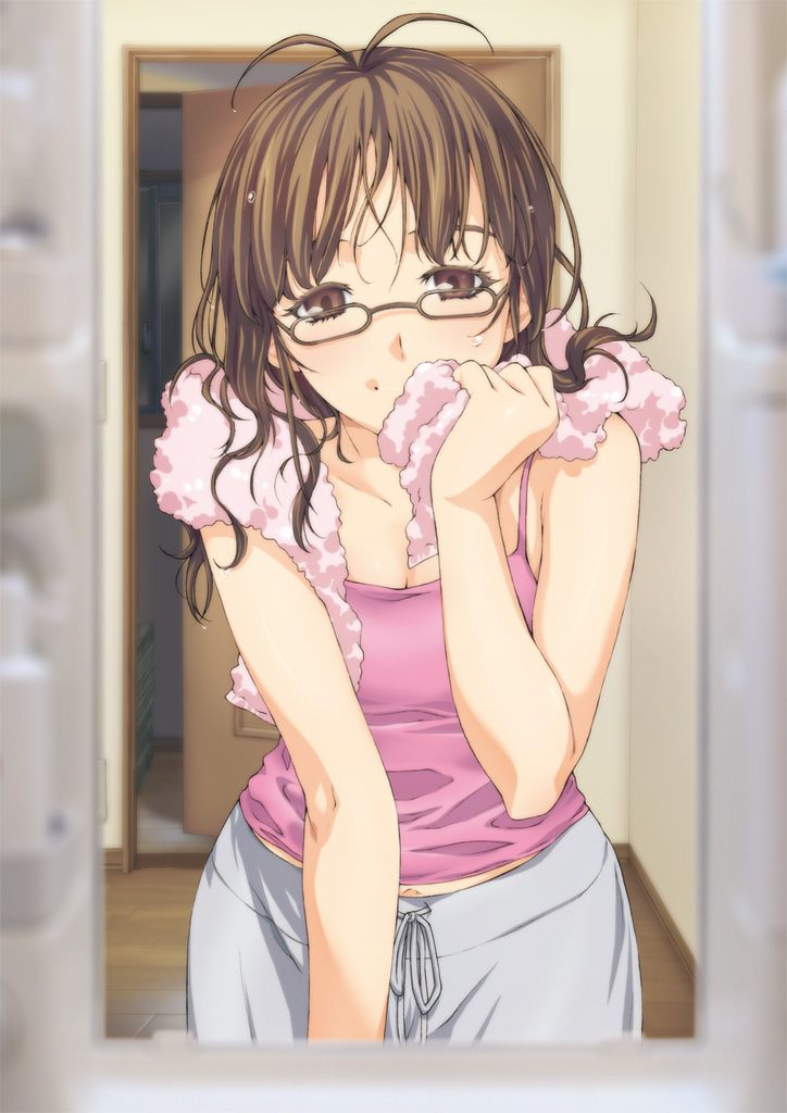 The second glasses daughter image which cannot help attracting my heart 17