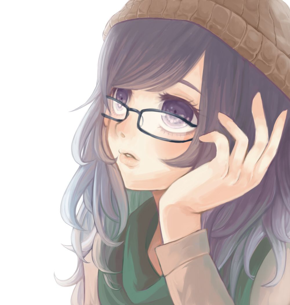 The second glasses daughter image which cannot help attracting my heart 20