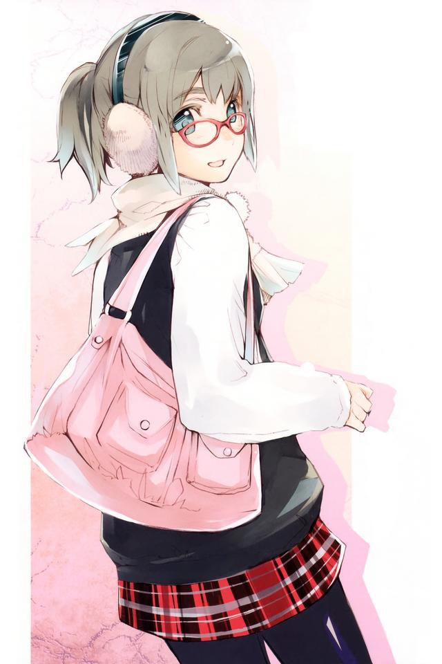 The second glasses daughter image which cannot help attracting my heart 21