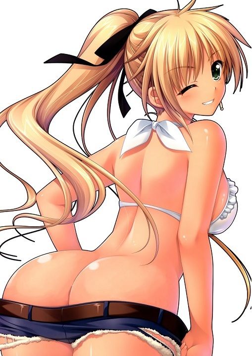 A heart dances to the pre-buttocks of the second daughter who seems to be soft; is collection of buttocks images めてみますた 3