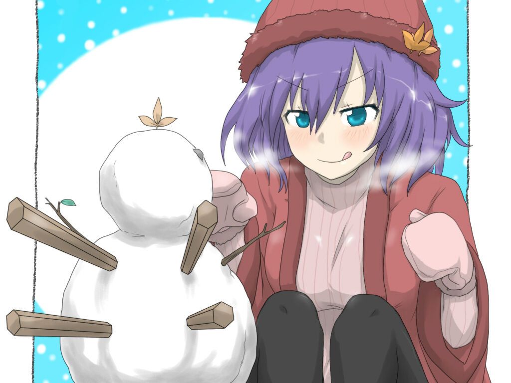 [winter solstice] 50 pieces of images of east character and the snowman 1