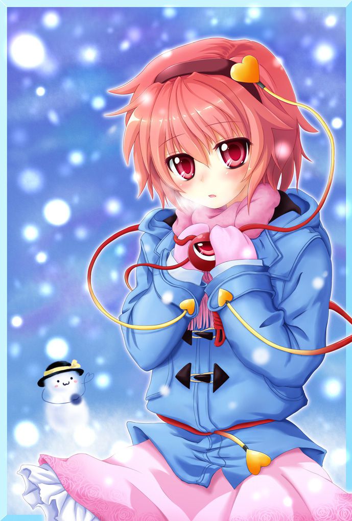 [winter solstice] 50 pieces of images of east character and the snowman 24