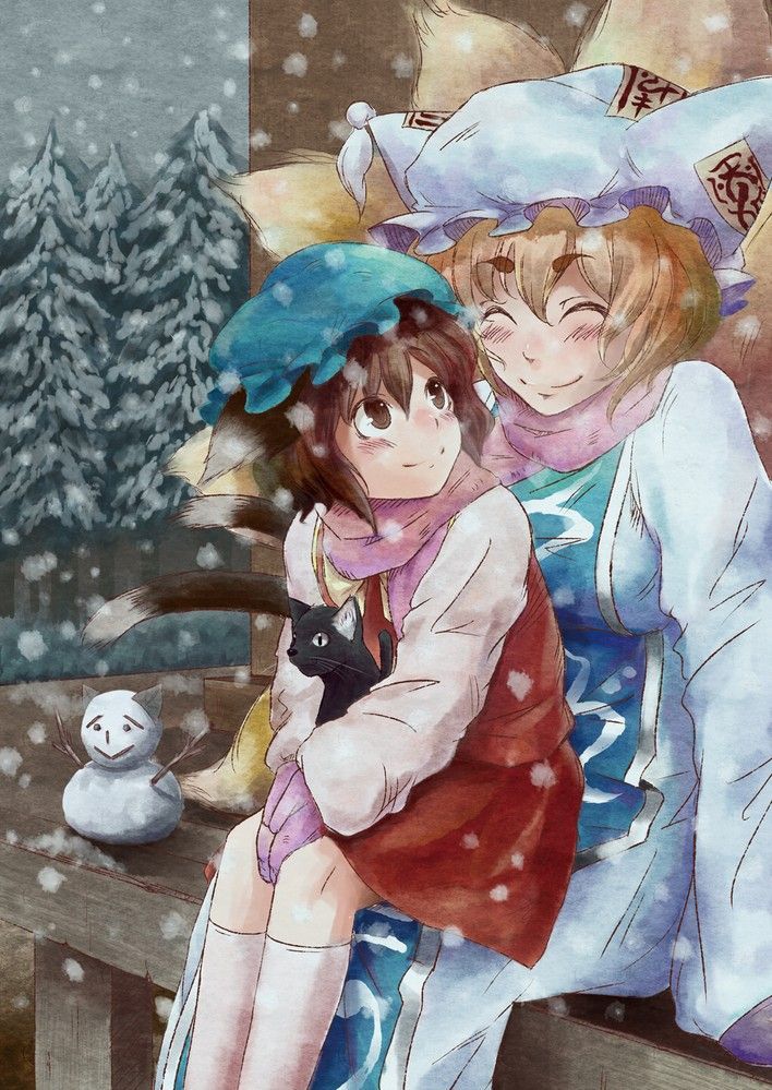[winter solstice] 50 pieces of images of east character and the snowman 27