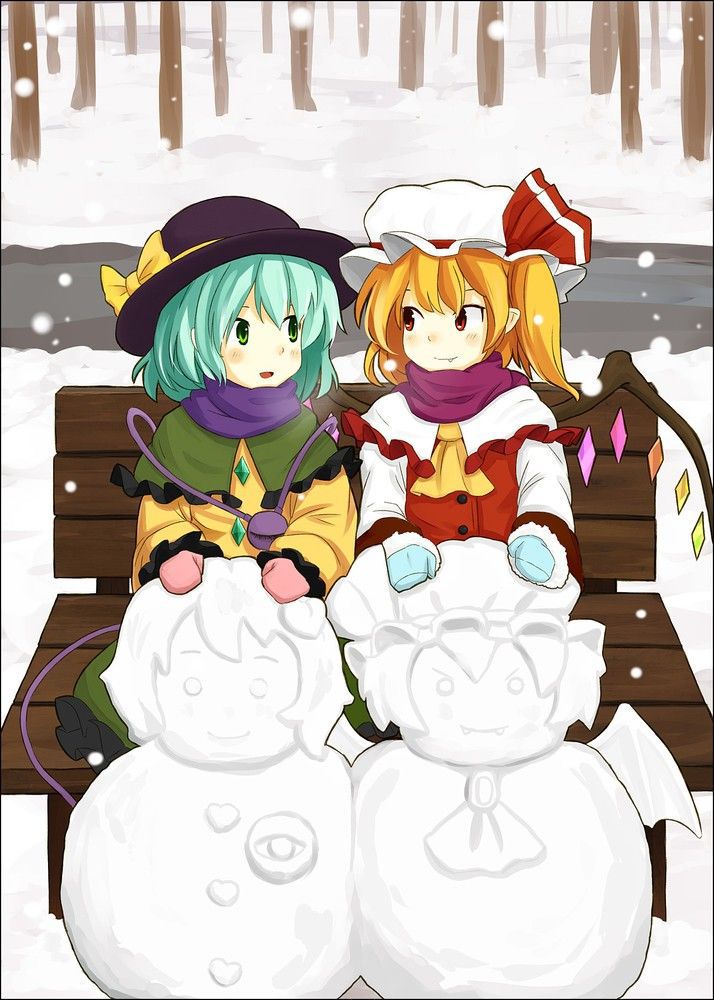 [winter solstice] 50 pieces of images of east character and the snowman 30