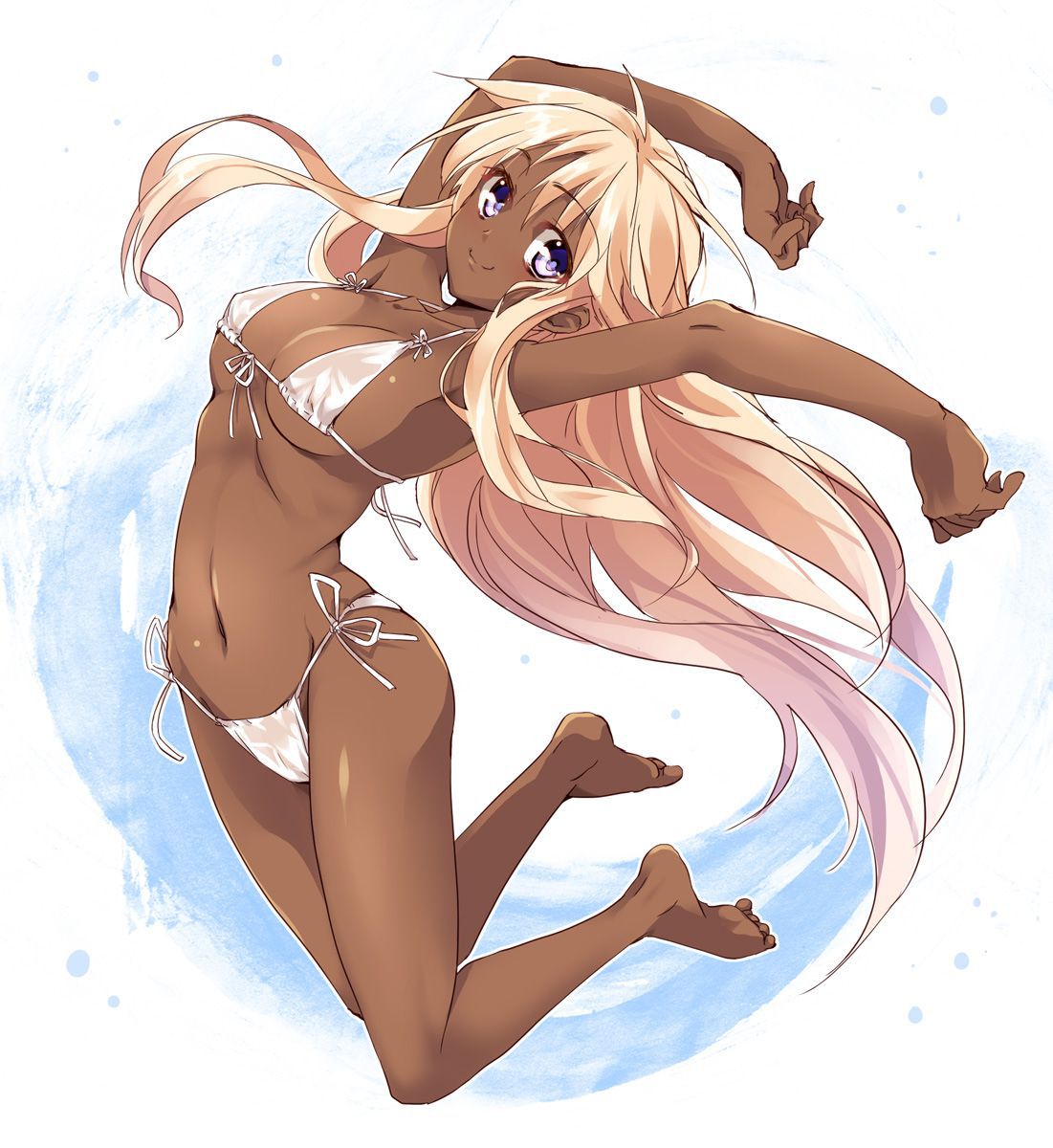 [100 pieces] Brown, the second fetish eroticism image of the girl who tanned 50