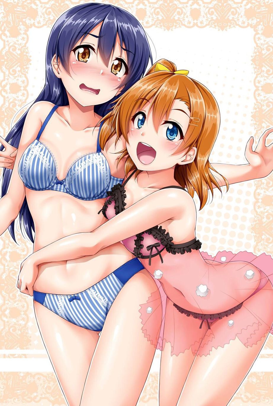[the second image] the girl who shows most cute eroticism by a love live 4