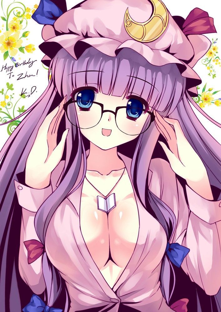 50 pieces of images of パチュリー where I used glasses [on June 9 a day of パチュリー] 51