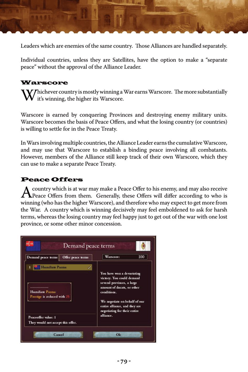 Victoria II (PC (DOS/Windows)) Game Manual 78