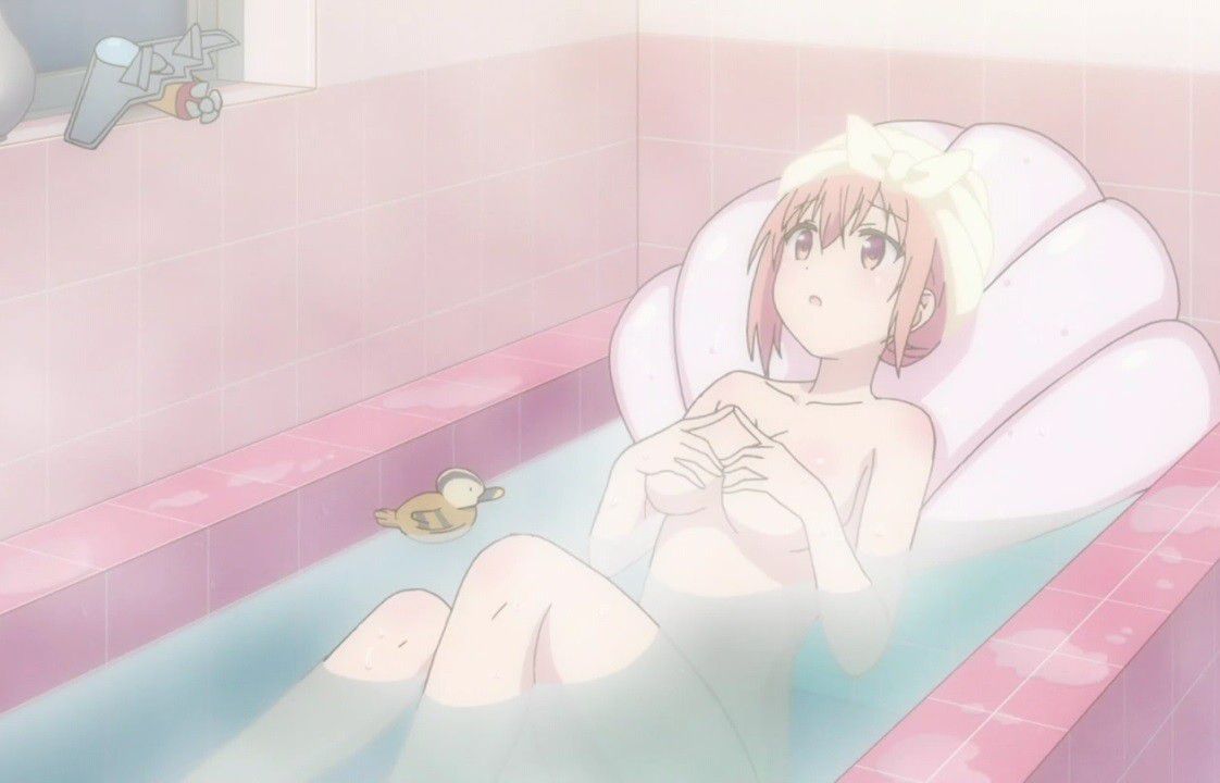 In animated cartoon "ひなこのーと" three episodes the breasts of the eroticism clothes of the girl and erotic bathing scene! 1