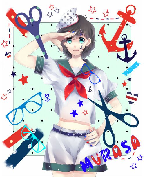 It is 50 pieces of images of east character and scissors [on August 3 the day of scissors] 29