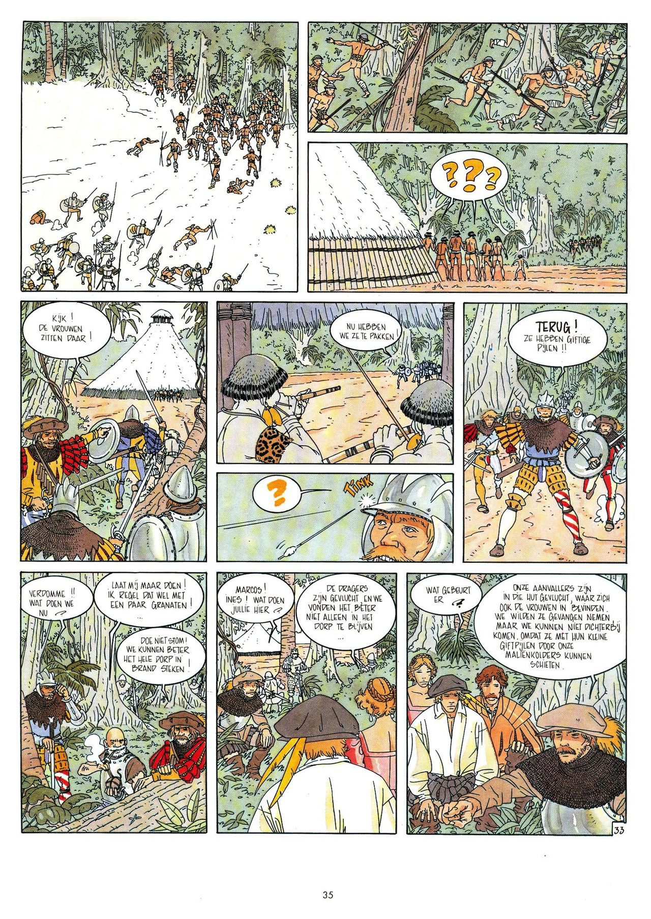 Eldorado - 03 - De Jaguarmensen (Dutch) Franstalige strips die op deze site staan, hier is de Nederlandse uitgave! 35