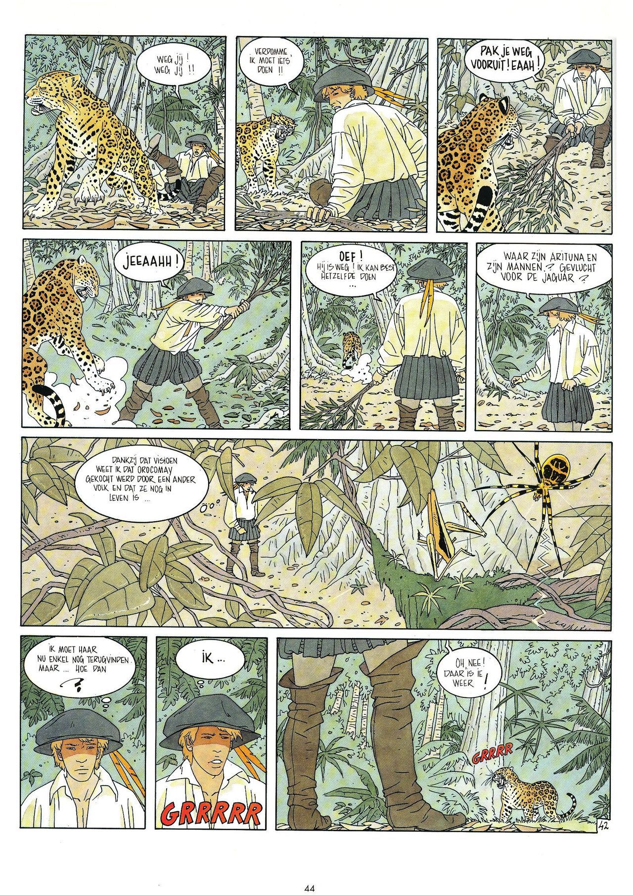 Eldorado - 03 - De Jaguarmensen (Dutch) Franstalige strips die op deze site staan, hier is de Nederlandse uitgave! 44