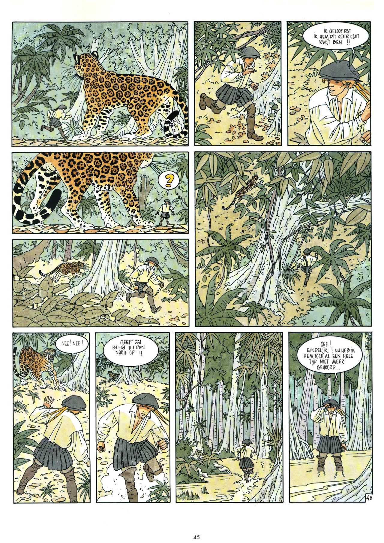 Eldorado - 03 - De Jaguarmensen (Dutch) Franstalige strips die op deze site staan, hier is de Nederlandse uitgave! 45