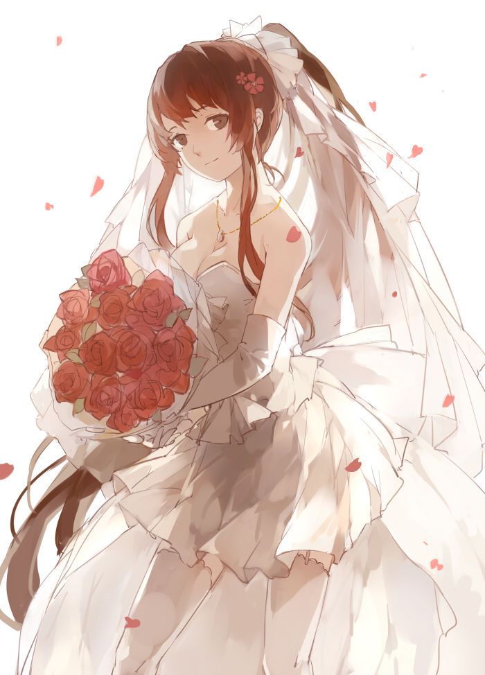 [June bride] 50 pieces of wedding dress images of the warship daughter 40