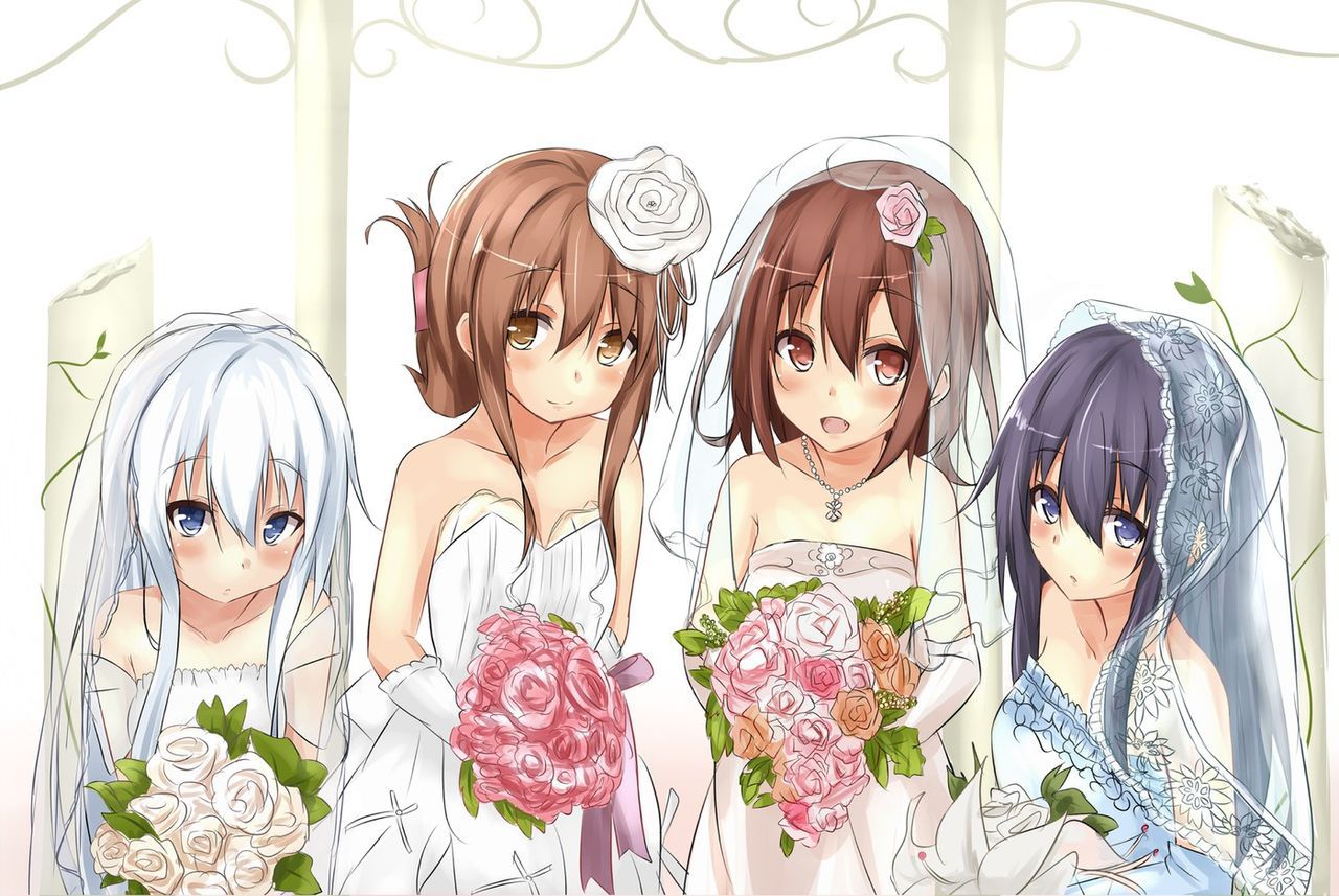 [June bride] 50 pieces of wedding dress images of the warship daughter 45