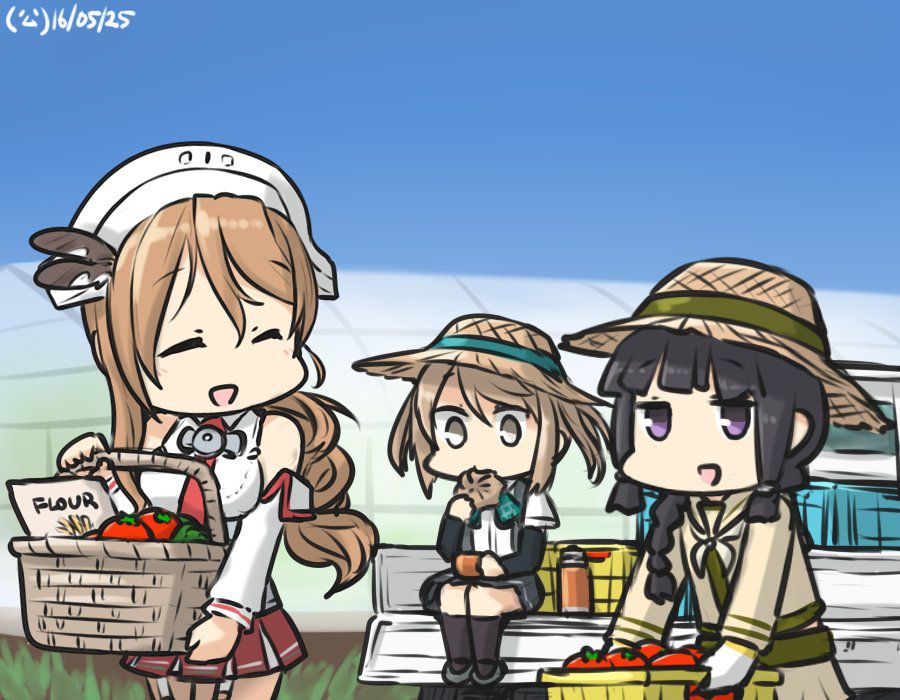 It is 50 pieces of images of a warship daughter and the straw hat [on August 10 a hat Rat day] 20