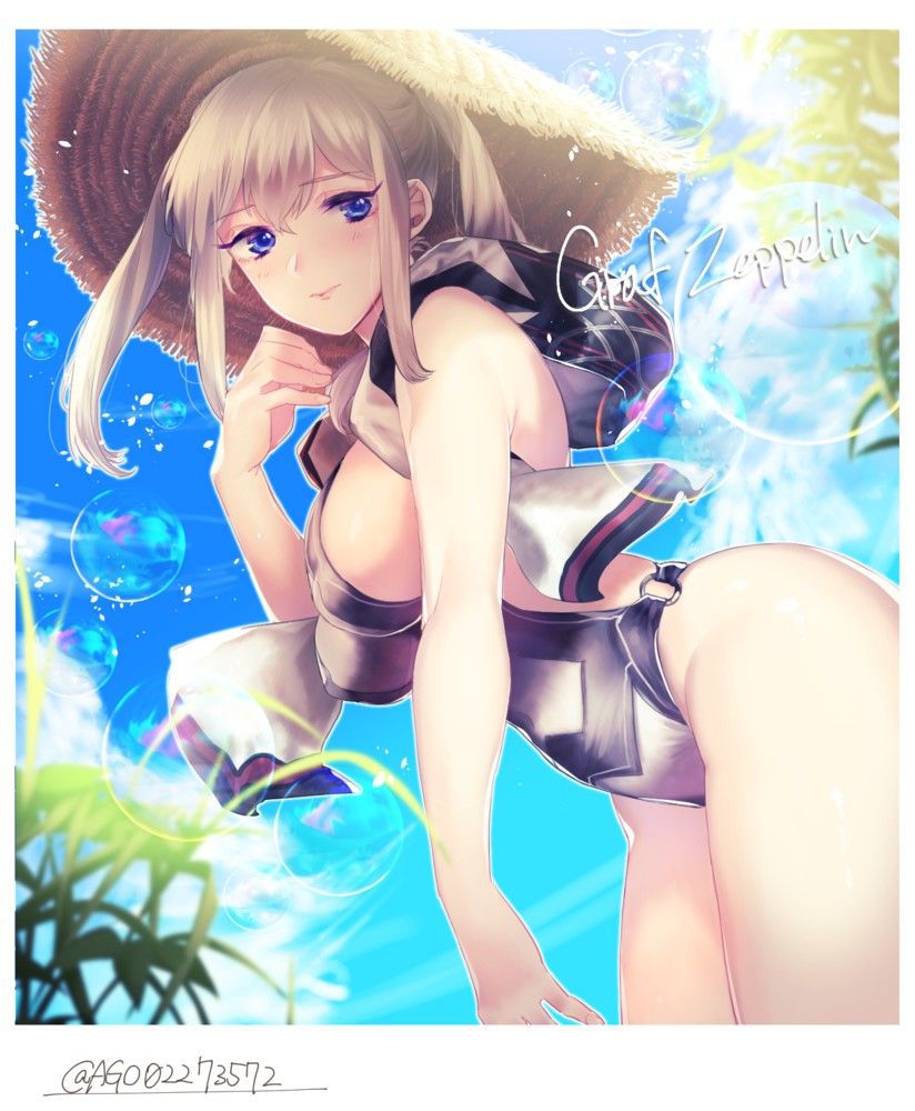 It is 50 pieces of images of a warship daughter and the straw hat [on August 10 a hat Rat day] 46