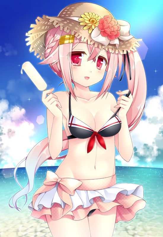 It is 50 pieces of images of a warship daughter and the straw hat [on August 10 a hat Rat day] 49
