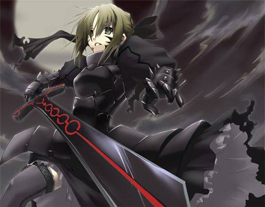 [50 pieces] A collection of sword X two dimensions girl images. 11 [weapon] 19