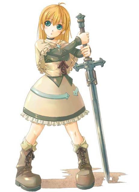 [50 pieces] A collection of sword X two dimensions girl images. 11 [weapon] 2