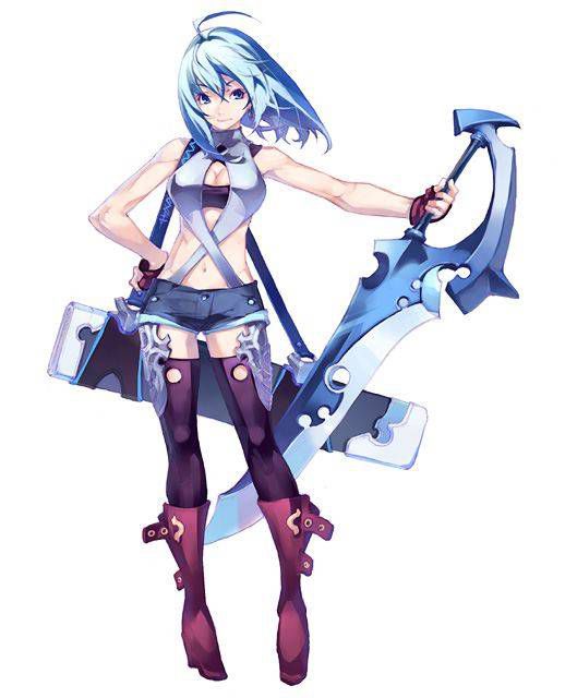 [50 pieces] A collection of sword X two dimensions girl images. 11 [weapon] 25