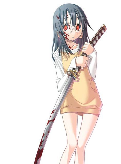 [50 pieces] A collection of sword X two dimensions girl images. 11 [weapon] 34