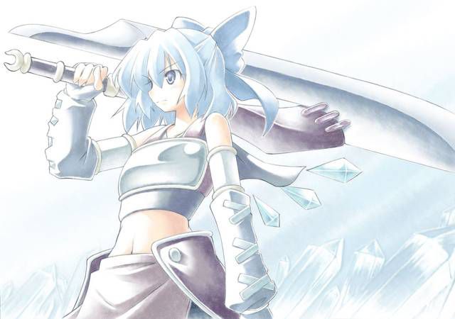 [50 pieces] A collection of sword X two dimensions girl images. 11 [weapon] 45
