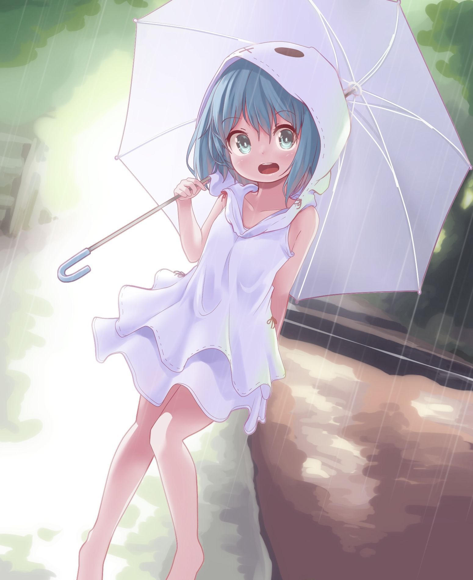 The second image which becomes the bare foot [一青窈!] in the outdoors 17