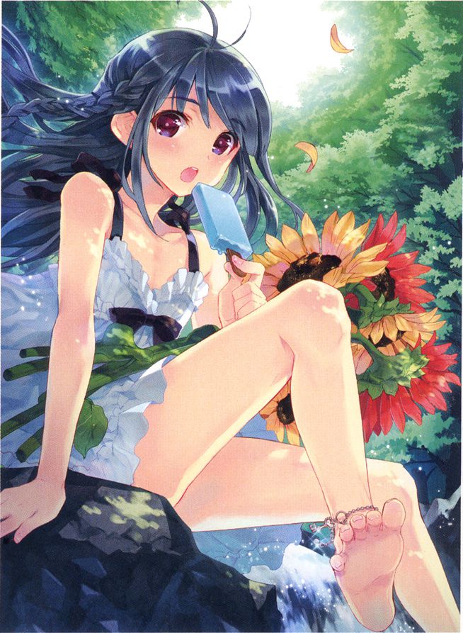 The second image which becomes the bare foot [一青窈!] in the outdoors 3