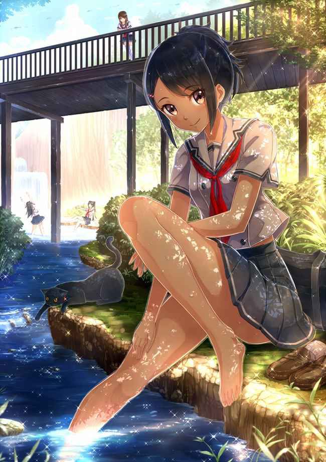 The second image which becomes the bare foot [一青窈!] in the outdoors 5