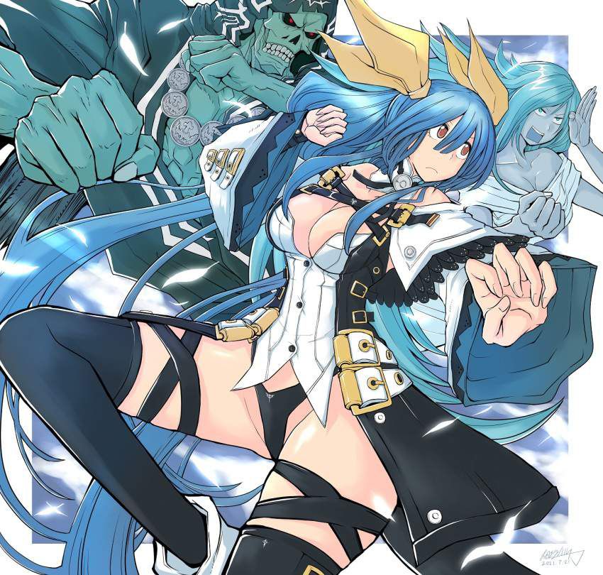 Erotic images of Dizzy's distressing desperate sexy poses! 【Guilty Gear】 5