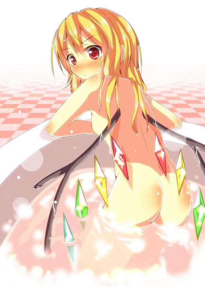 The second eroticism image that a girl takes a bath in winter 15