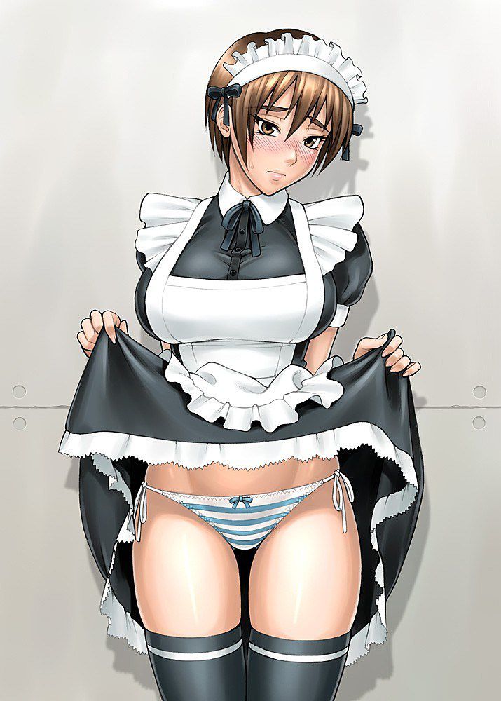 How about the second eroticism image that I cook the skirt of the maid, and advance is erotic? 3