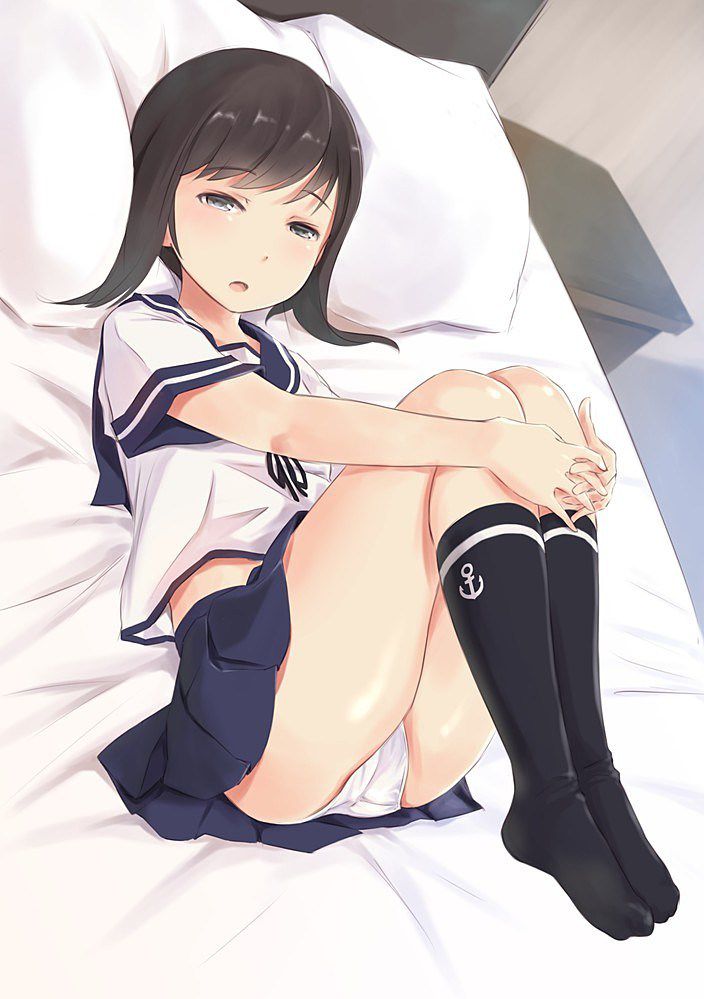 Please give me the eroticism image of the snowstorm that the chief character of warship this shows cute! 2