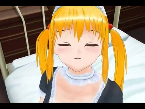 The 3D eroticism animated cartoon - eroticism animated cartoon capture image which I serve that the large-breasted maid of the blond twin tail is H for master 2
