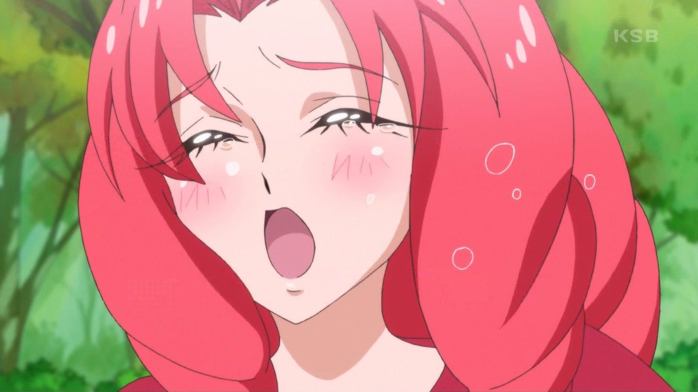 [there is an image] pre-cure girl is skirt reaction wwwwwwwww when I was rolled up 7