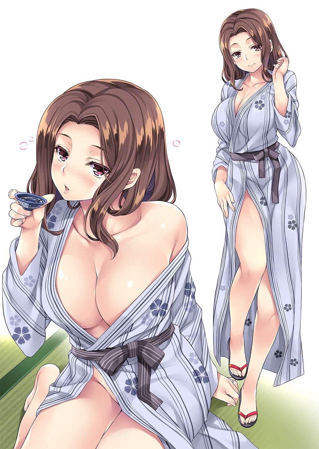 I want to pull out with a secondary erotic image of kimono / yukata! 8