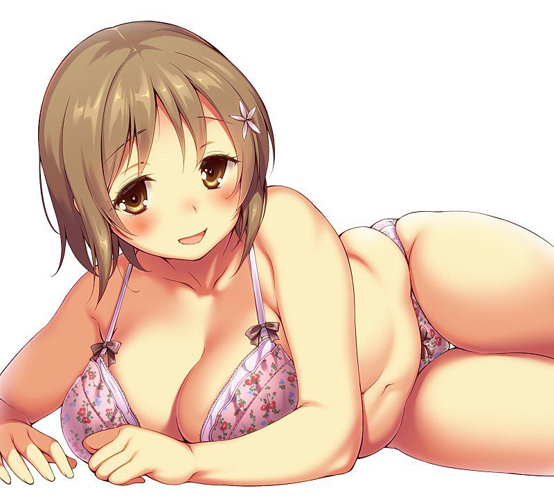 Please give me an erotic image of Kanako Mimura having a cute モバマス / ぽっちゃり! 18