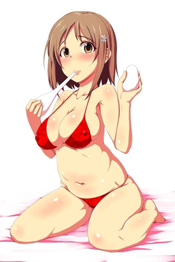 Please give me an erotic image of Kanako Mimura having a cute モバマス / ぽっちゃり! 2