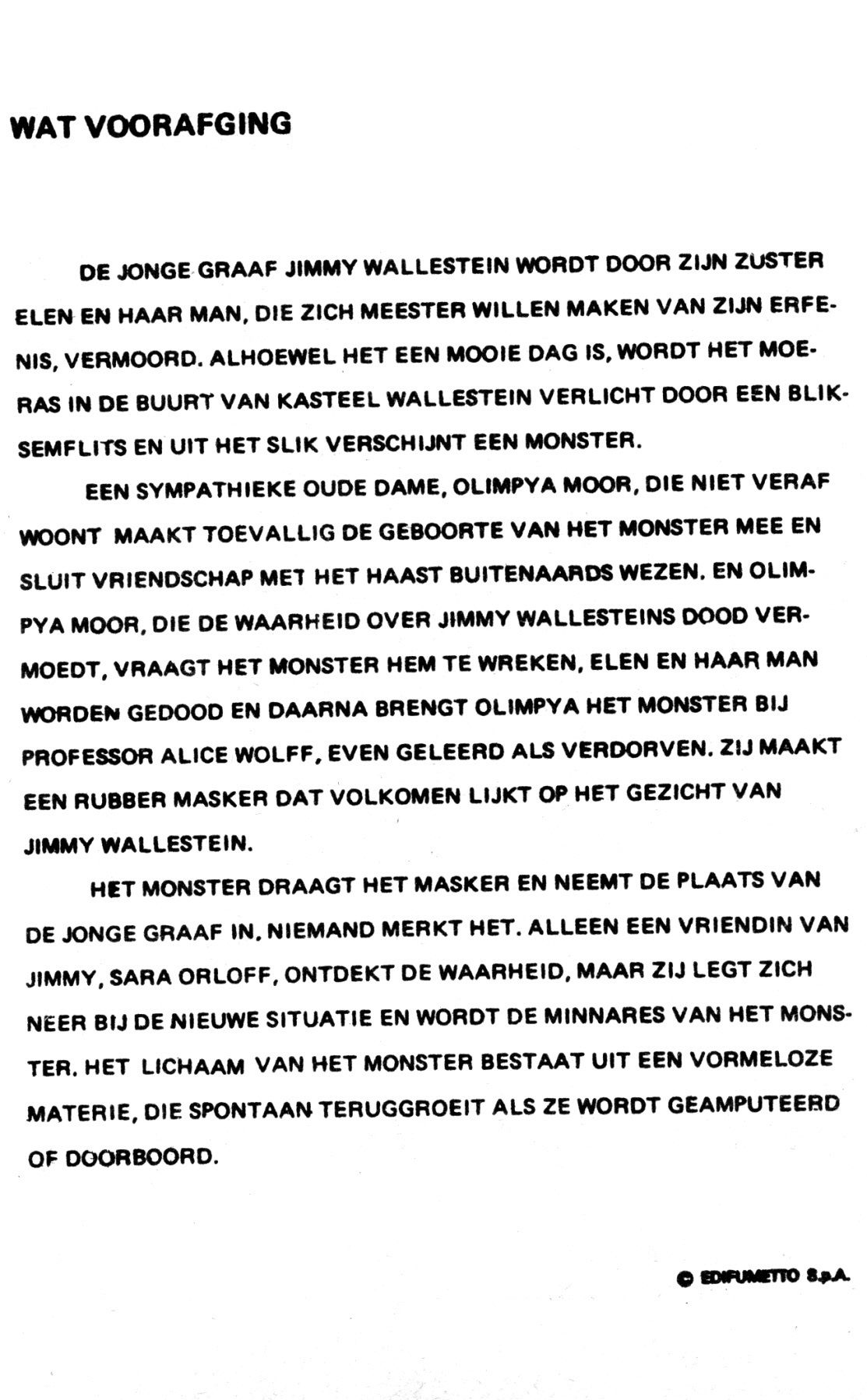 Wallestein Het Monster - 051 - Het Derde Slachtoffer (Dutch) In 9 series...meer dan 90 strips uit de "Wallestein" serie! 3