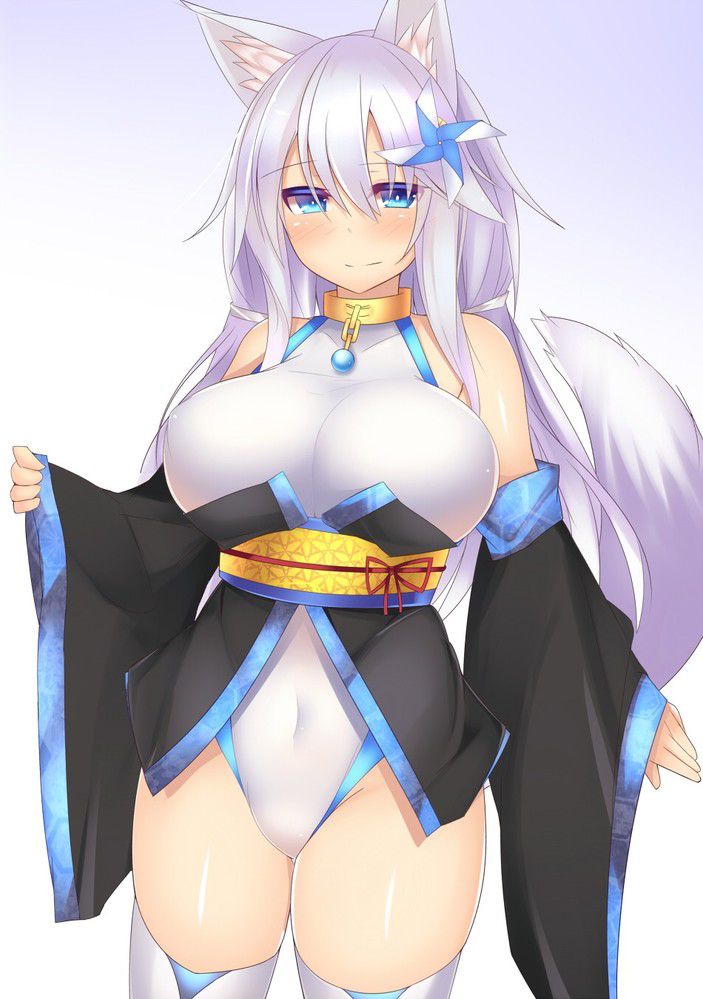 [Secondary erotic] of the silver-haired, white-haired girl too beautiful. 7