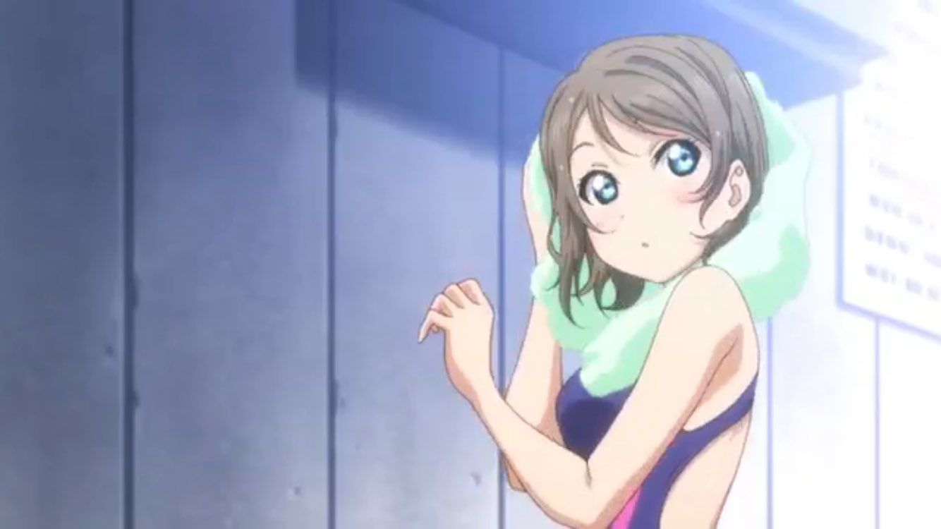 [Image is: "love live! Sunshine ' with everyone's favorite anime wwwwwwwww 4