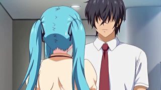 [Anime] hatsune ○ Qu likeness of rolled and seeded boys Klutz kids teacher! Blue hair twin tails are the best! bug www-capture image of anime 6