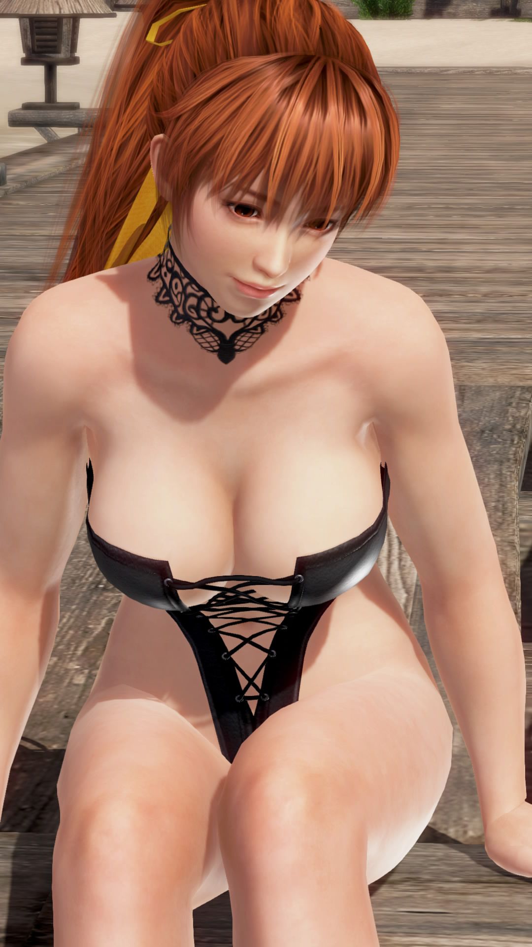 Photo session in DOAX3 period of time limited edition swimwear "Labyrinth" (Kaho Kasumi, ayane, autumn Edition) 11