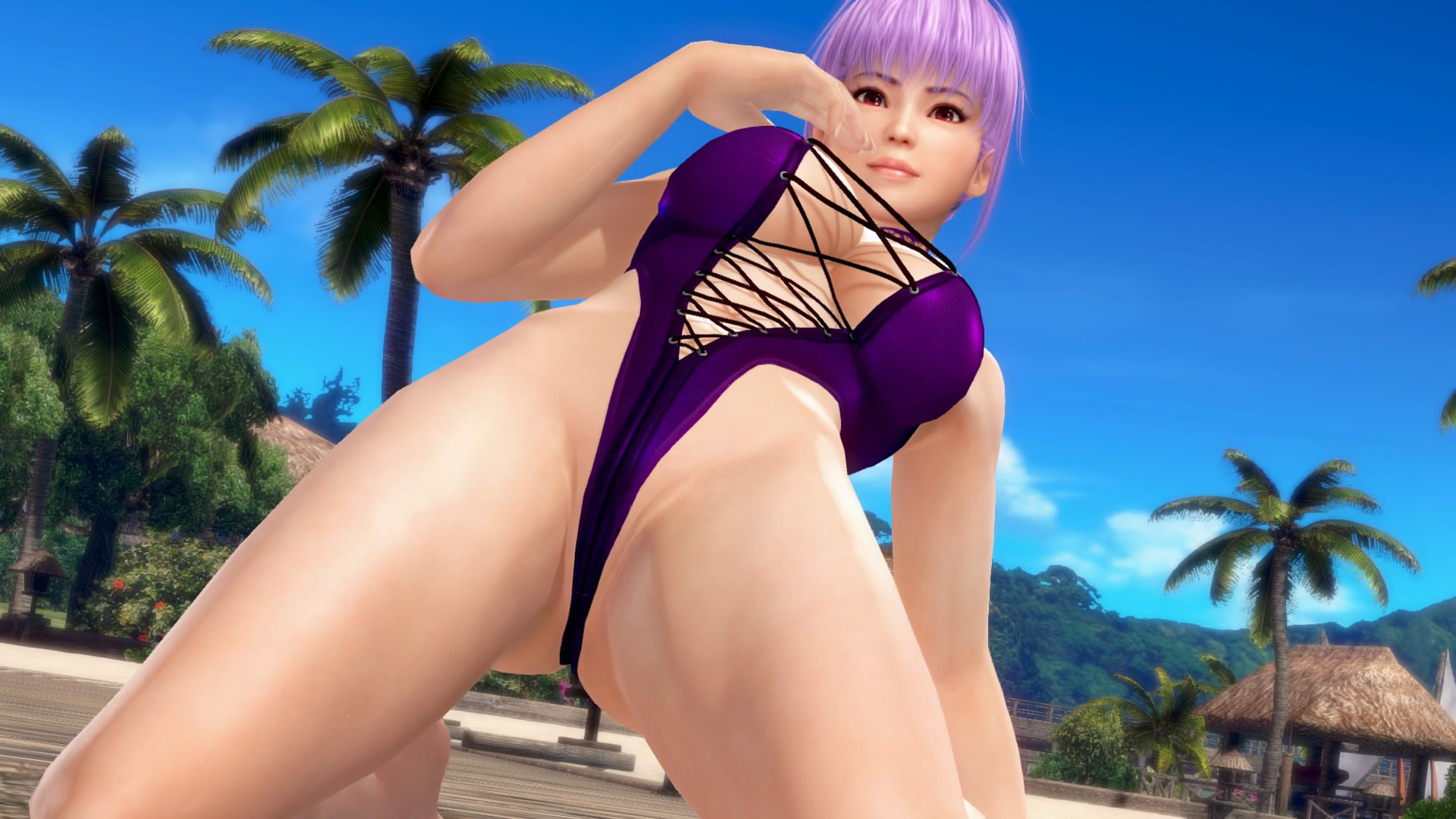 Photo session in DOAX3 period of time limited edition swimwear "Labyrinth" (Kaho Kasumi, ayane, autumn Edition) 17