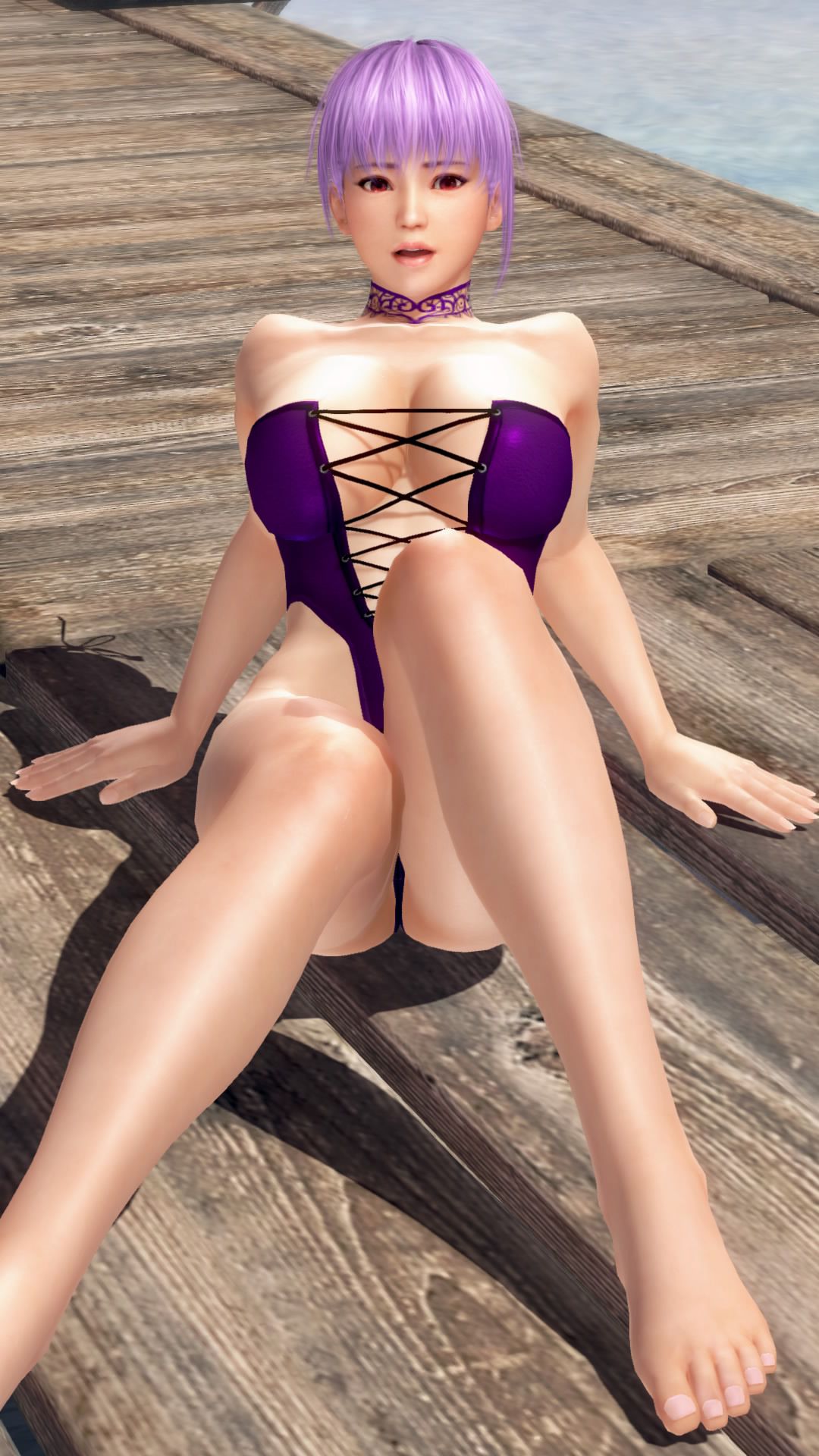 Photo session in DOAX3 period of time limited edition swimwear "Labyrinth" (Kaho Kasumi, ayane, autumn Edition) 19